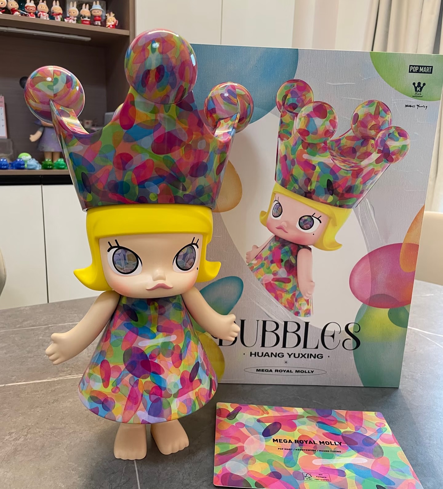 Mega Royal Molly – Official POP MART Designer Art Figure